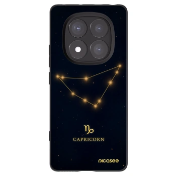 Picasee silikonový černý obal pro Xiaomi Redmi Note 14 Pro 5G - CAPRICORN