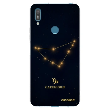 Picasee silikonový průhledný obal pro Huawei Y7 2019 - CAPRICORN