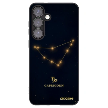 Picasee silikonový černý obal pro Samsung Galaxy S25+ 5G - CAPRICORN