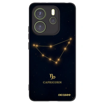 Picasee silikonový černý obal pro Xiaomi Redmi Note 14 4G - CAPRICORN
