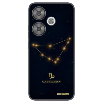 Picasee silikonový černý obal pro Xiaomi Poco F6 - CAPRICORN