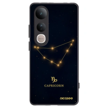Picasee silikonový černý obal pro Vivo V50 Lite 5G - CAPRICORN