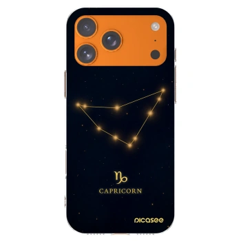 Picasee silikonový průhledný obal pro Apple iPhone 17 Pro Max - CAPRICORN