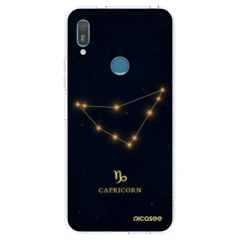 Picasee silikonový průhledný obal pro Huawei Y6 2019 - CAPRICORN