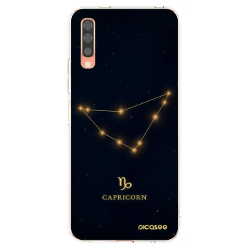 Picasee silikonový průhledný obal pro Samsung Galaxy A70 A705F - CAPRICORN