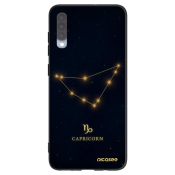 Picasee silikonový černý obal pro Samsung Galaxy A70 A705F - CAPRICORN