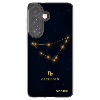 Picasee silikonový černý obal pro Samsung Galaxy S26+ - CAPRICORN