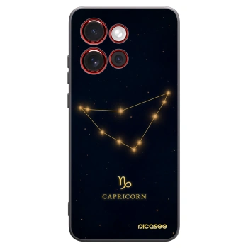 Picasee silikonový černý obal pro Motorola Edge 60 Neo 5G - CAPRICORN
