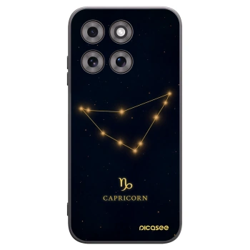 Picasee silikonový černý obal pro Motorola Moto G77 - CAPRICORN