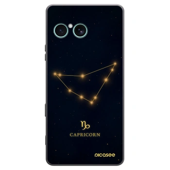 Picasee silikonový černý obal pro Sony Xperia 10 VII - CAPRICORN