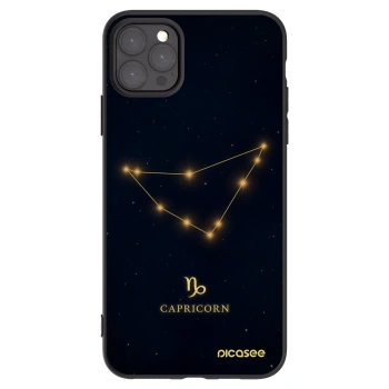 Picasee silikonový černý obal pro Apple iPhone 11 Pro Max - CAPRICORN