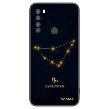 Picasee silikonový černý obal pro Xiaomi Redmi Note 8 - CAPRICORN