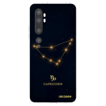 Picasee silikonový průhledný obal pro Xiaomi Mi Note 10 (Pro) - CAPRICORN