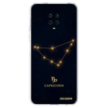Picasee silikonový průhledný obal pro Xiaomi Redmi Note 9 Pro - CAPRICORN