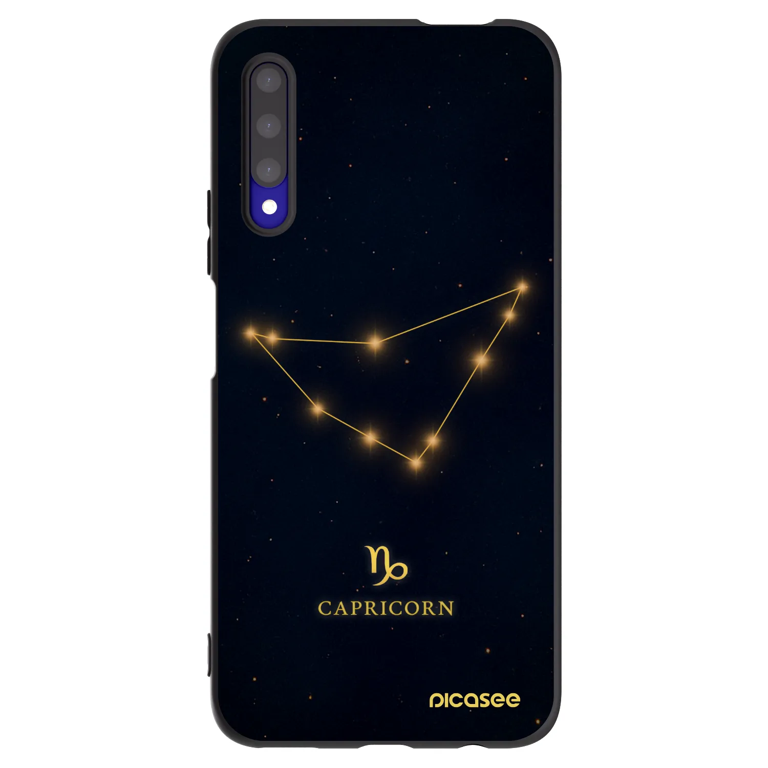 Picasee silikonový černý obal pro Honor 9X Pro - CAPRICORN