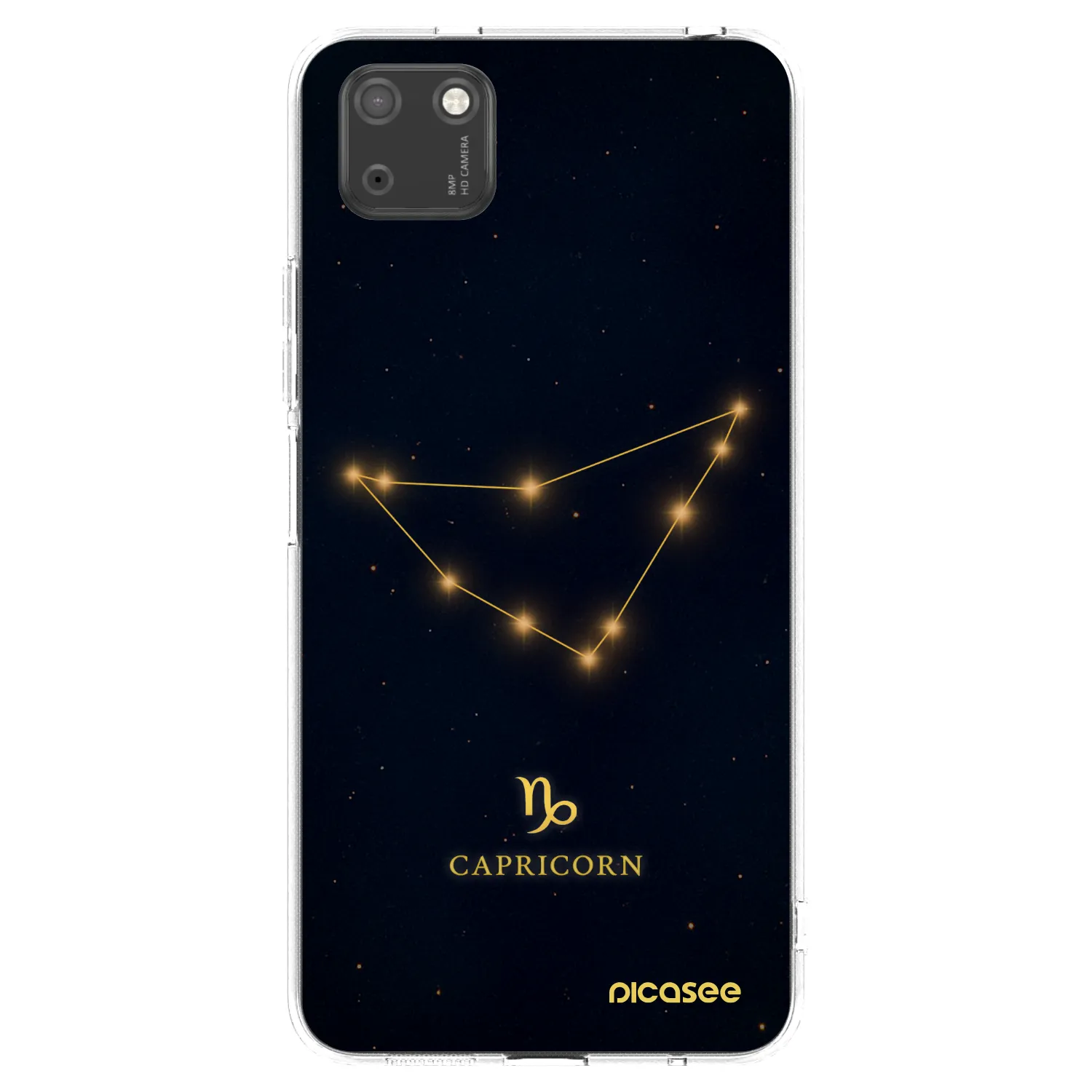 Picasee silikonový průhledný obal pro Huawei Y5P - CAPRICORN