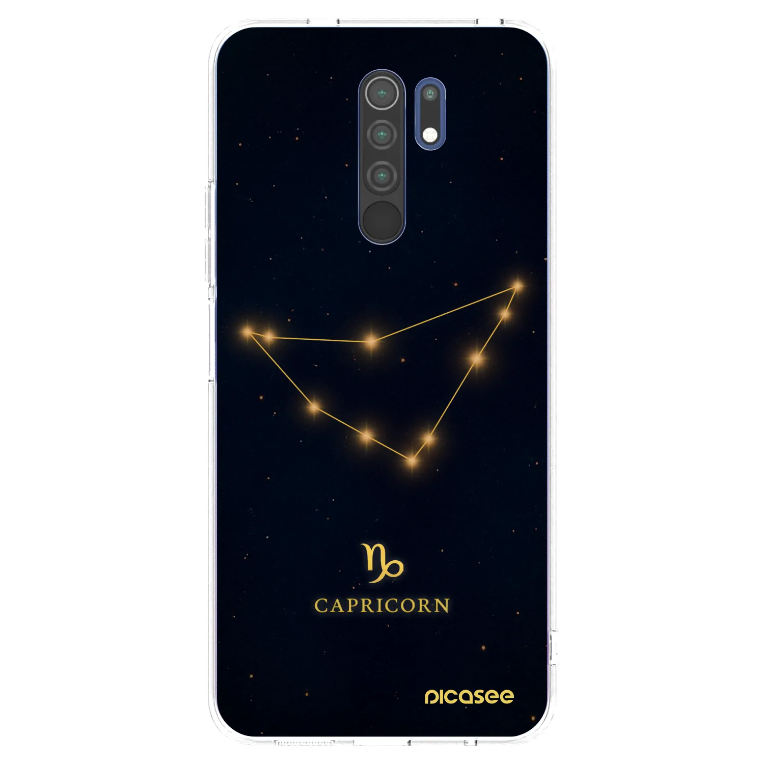 Picasee silikonový průhledný obal pro Xiaomi Redmi 9 - CAPRICORN