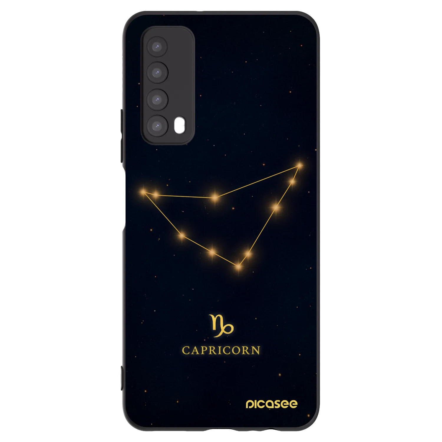 Picasee silikonový černý obal pro Huawei P Smart 2021 - CAPRICORN