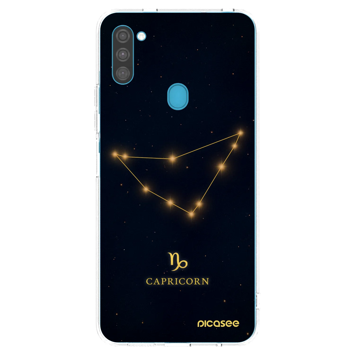 Picasee silikonový průhledný obal pro Samsung Galaxy M11 - CAPRICORN