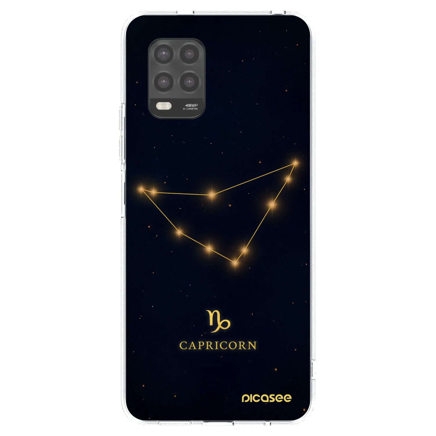 Picasee silikonový průhledný obal pro Xiaomi Mi 10 Lite - CAPRICORN
