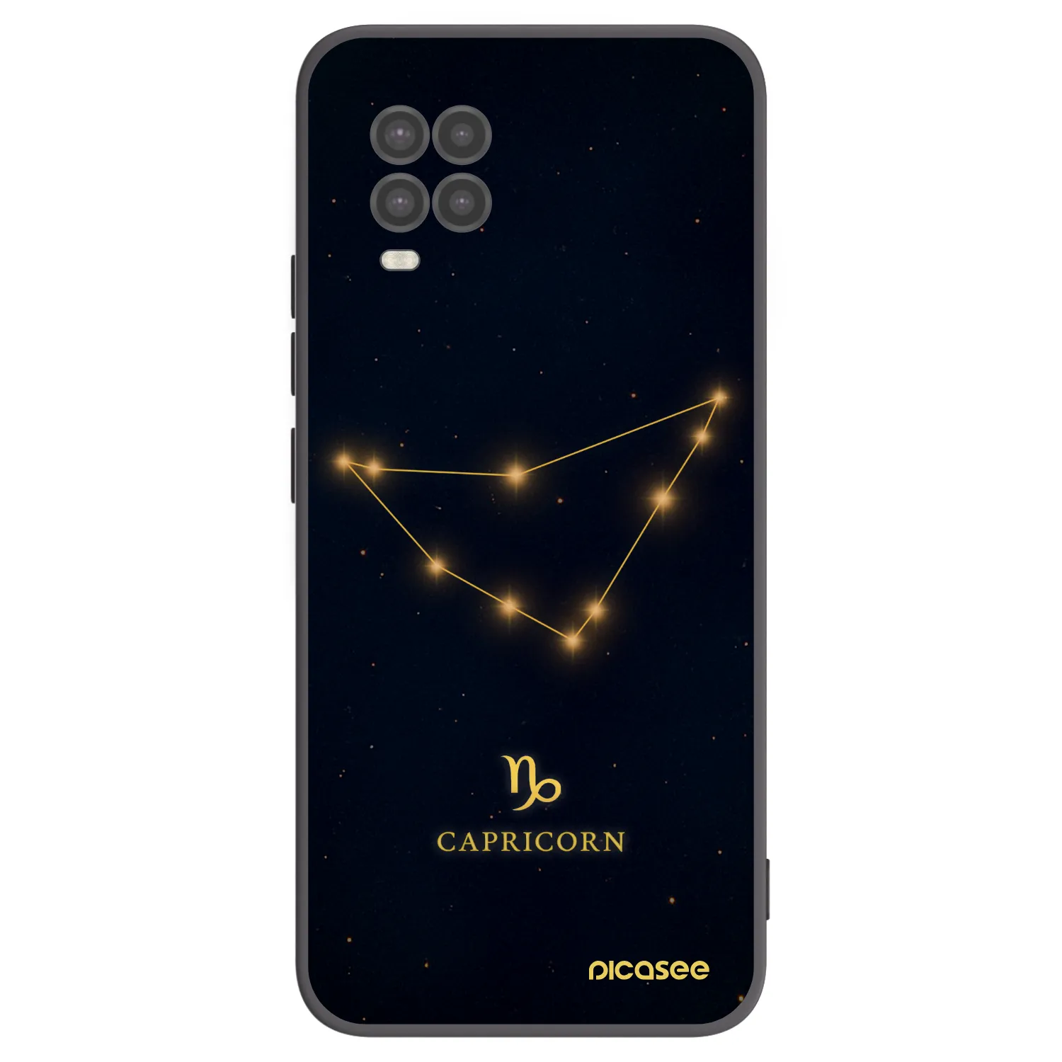 Picasee silikonový černý obal pro Xiaomi Mi 10 Lite - CAPRICORN