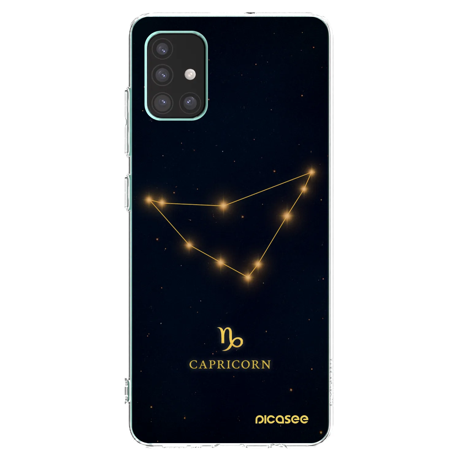 Picasee silikonový průhledný obal pro Samsung Galaxy M51 M515F - CAPRICORN