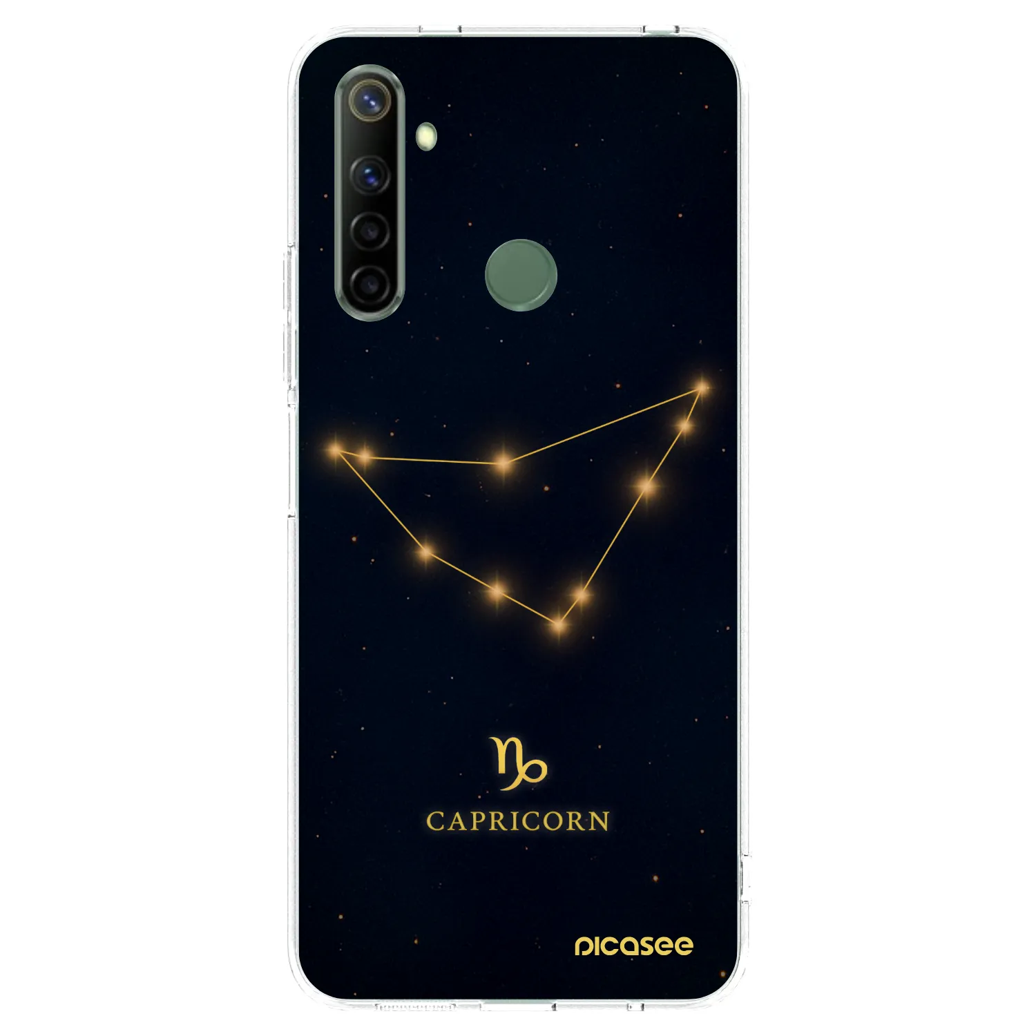 Picasee silikonový průhledný obal pro Realme 6i - CAPRICORN