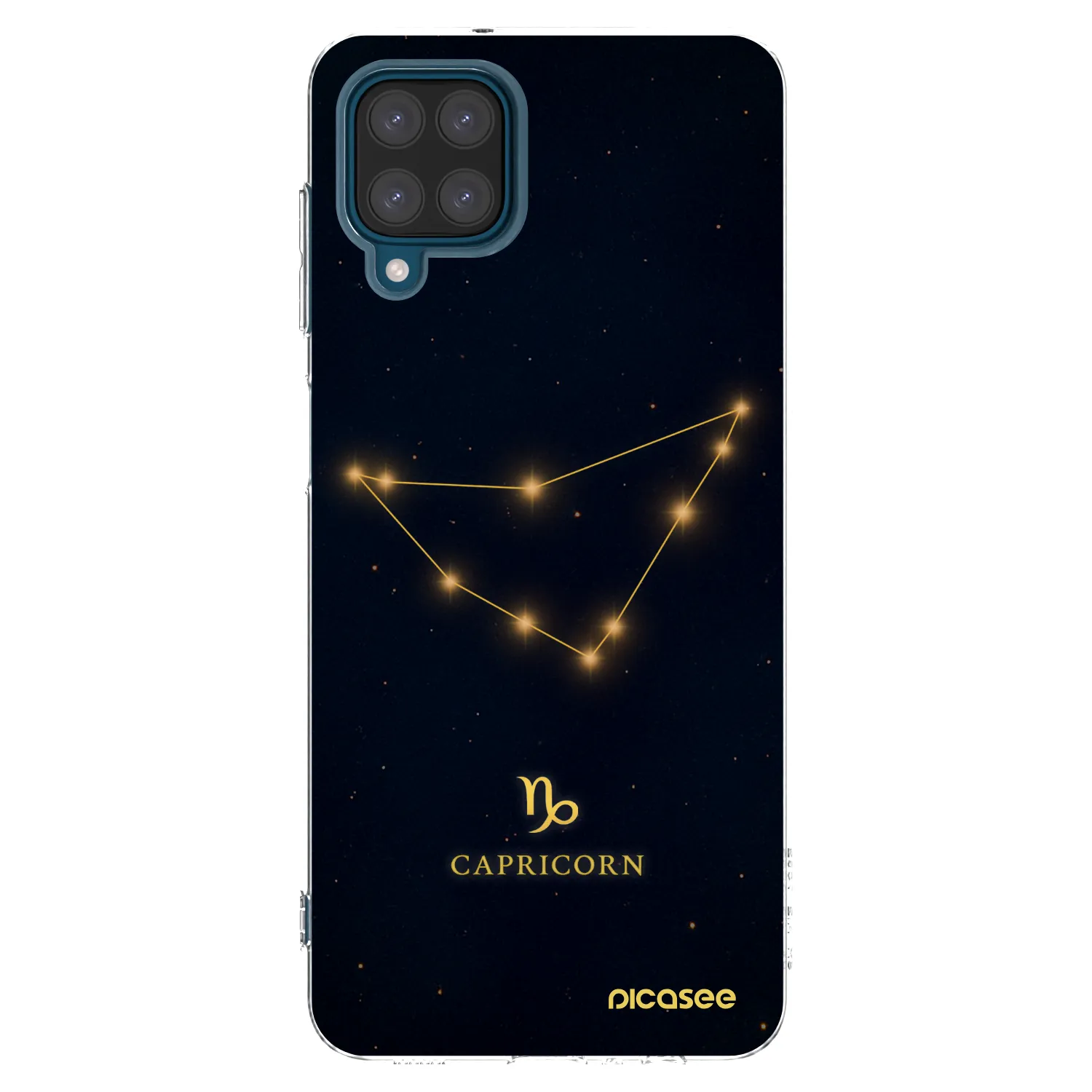 Picasee silikonový průhledný obal pro Samsung Galaxy A12 A125F - CAPRICORN