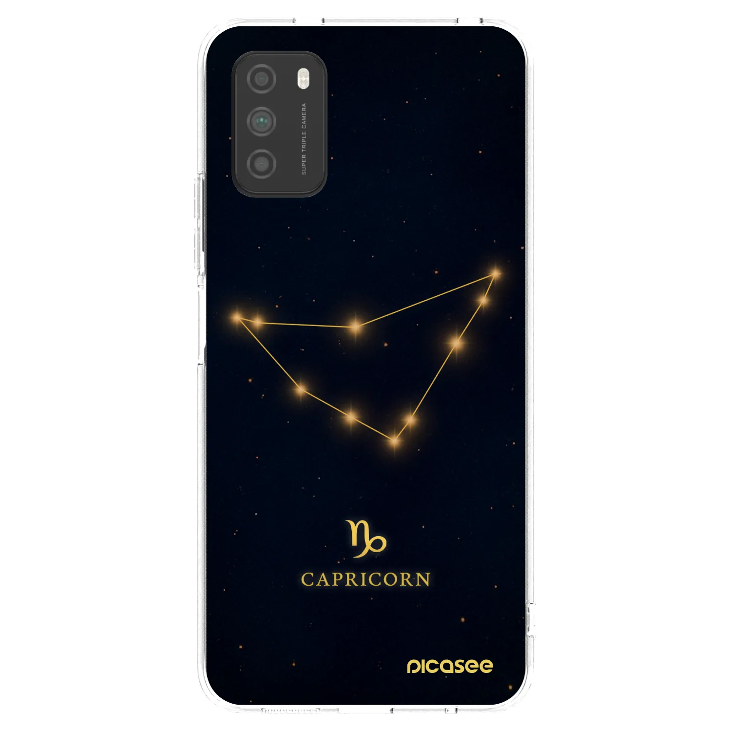 Picasee silikonový průhledný obal pro Xiaomi Poco M3 - CAPRICORN