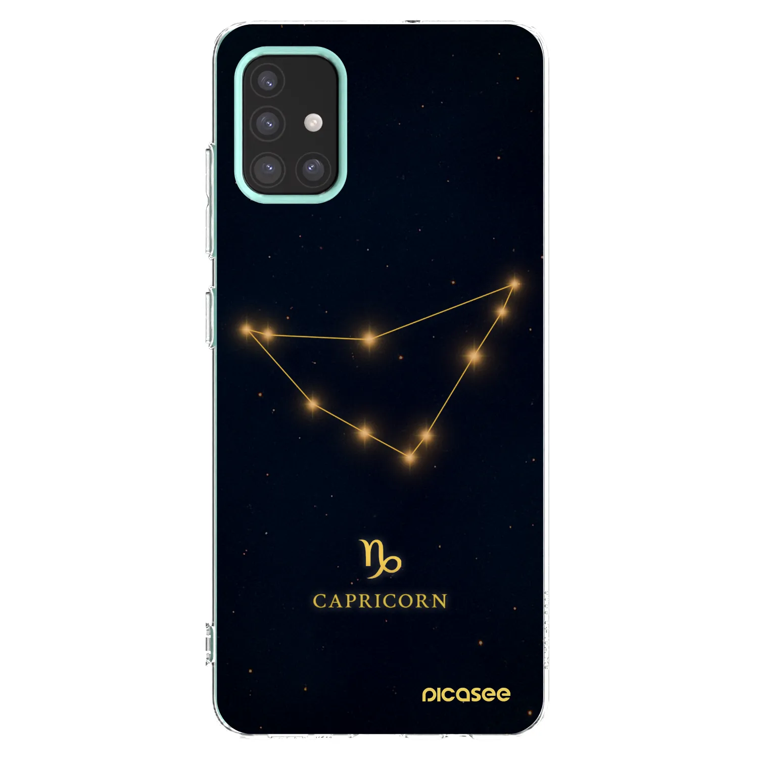 Picasee silikonový průhledný obal pro Samsung Galaxy M31s - CAPRICORN