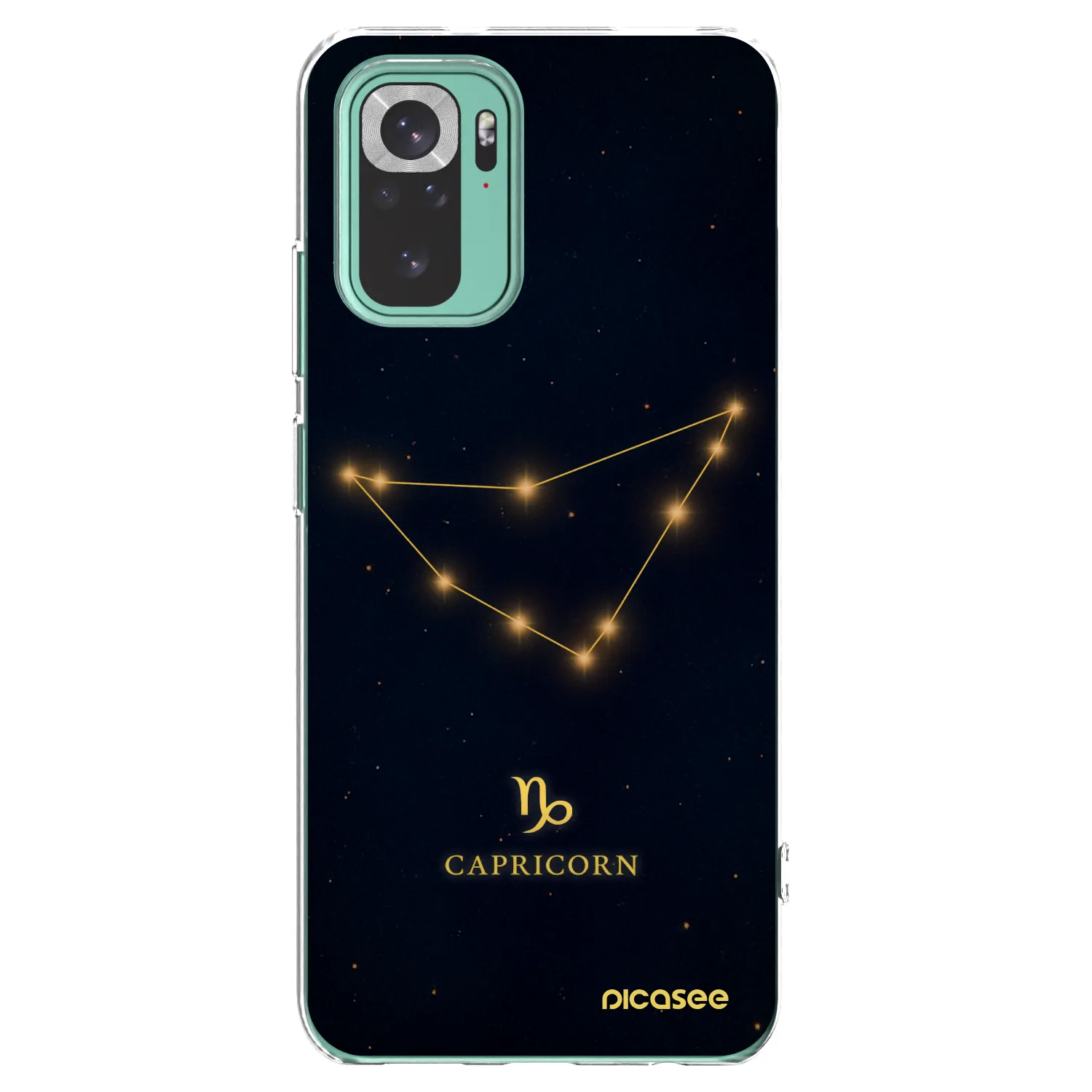 Picasee silikonový průhledný obal pro Xiaomi Redmi Note 10 Pro - CAPRICORN