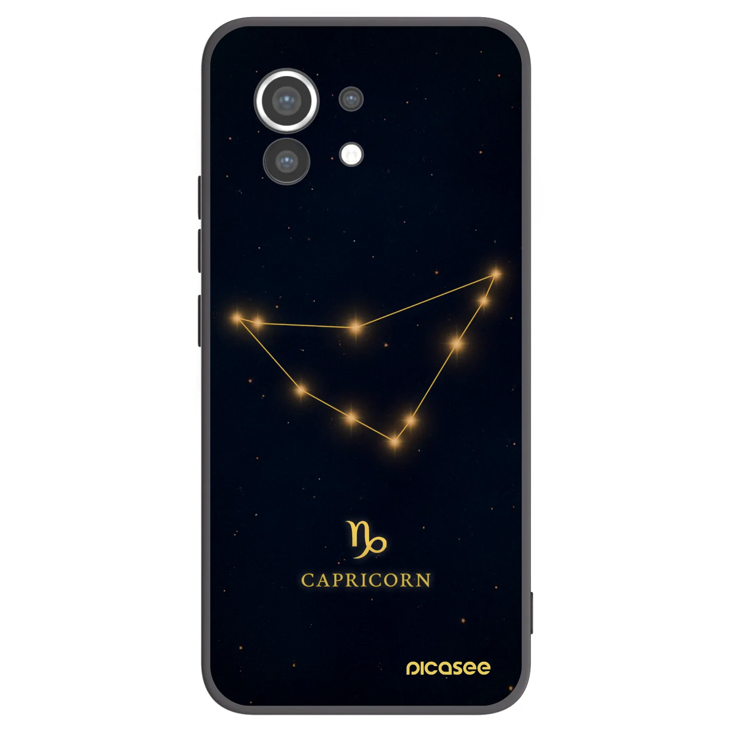 Picasee silikonový černý obal pro Xiaomi Mi 11 - CAPRICORN