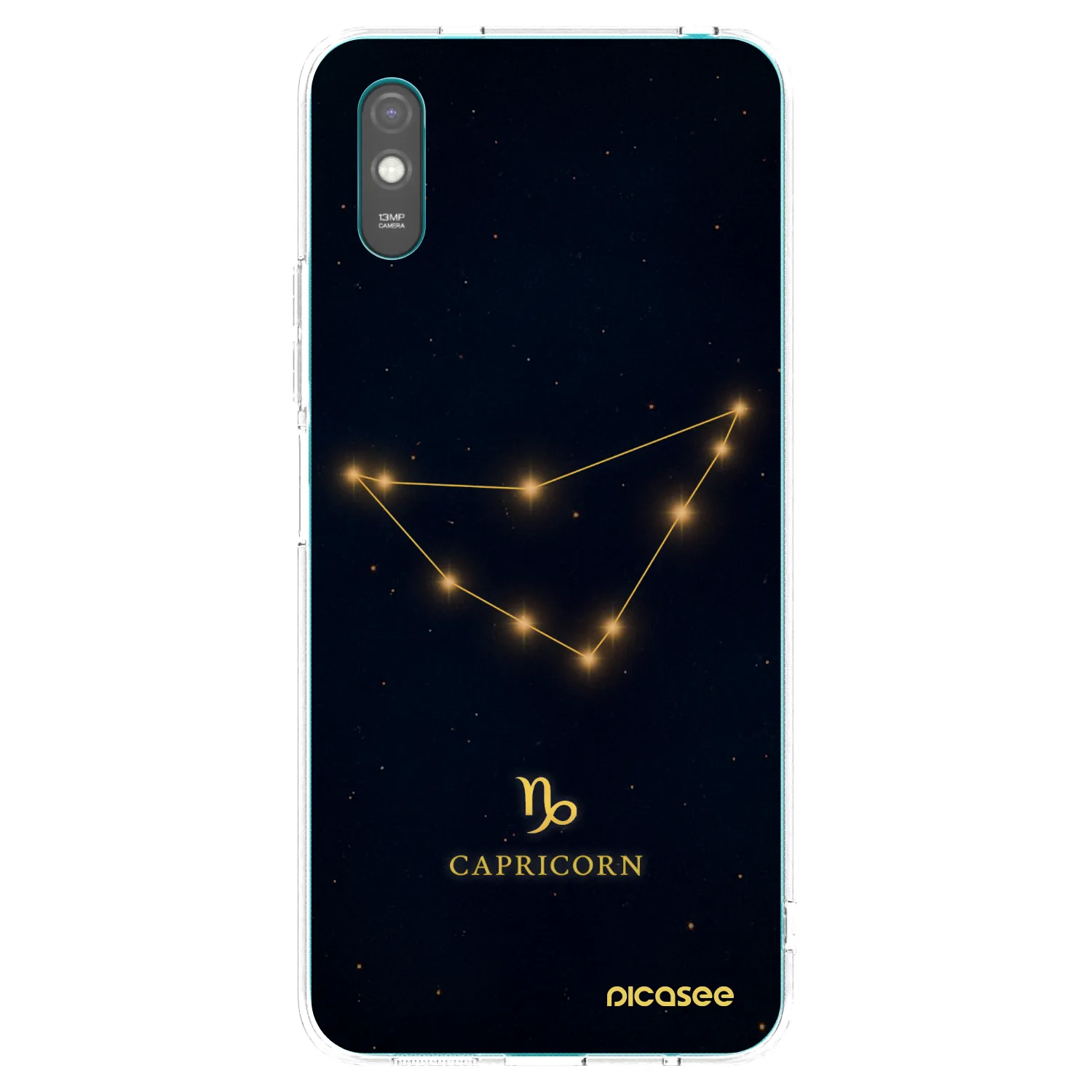 Picasee silikonový průhledný obal pro Xiaomi Redmi 9AT - CAPRICORN
