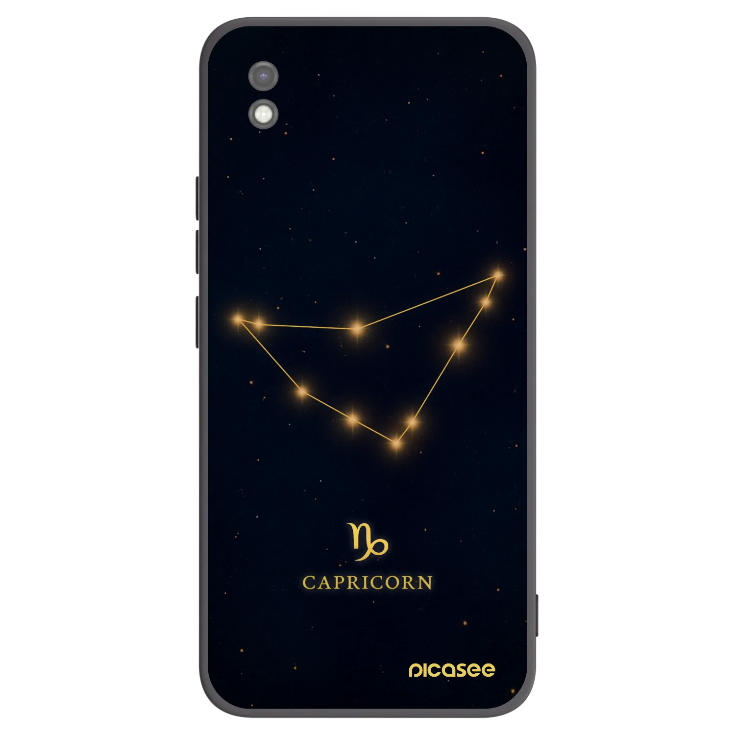 Picasee silikonový černý obal pro Xiaomi Redmi 9AT - CAPRICORN