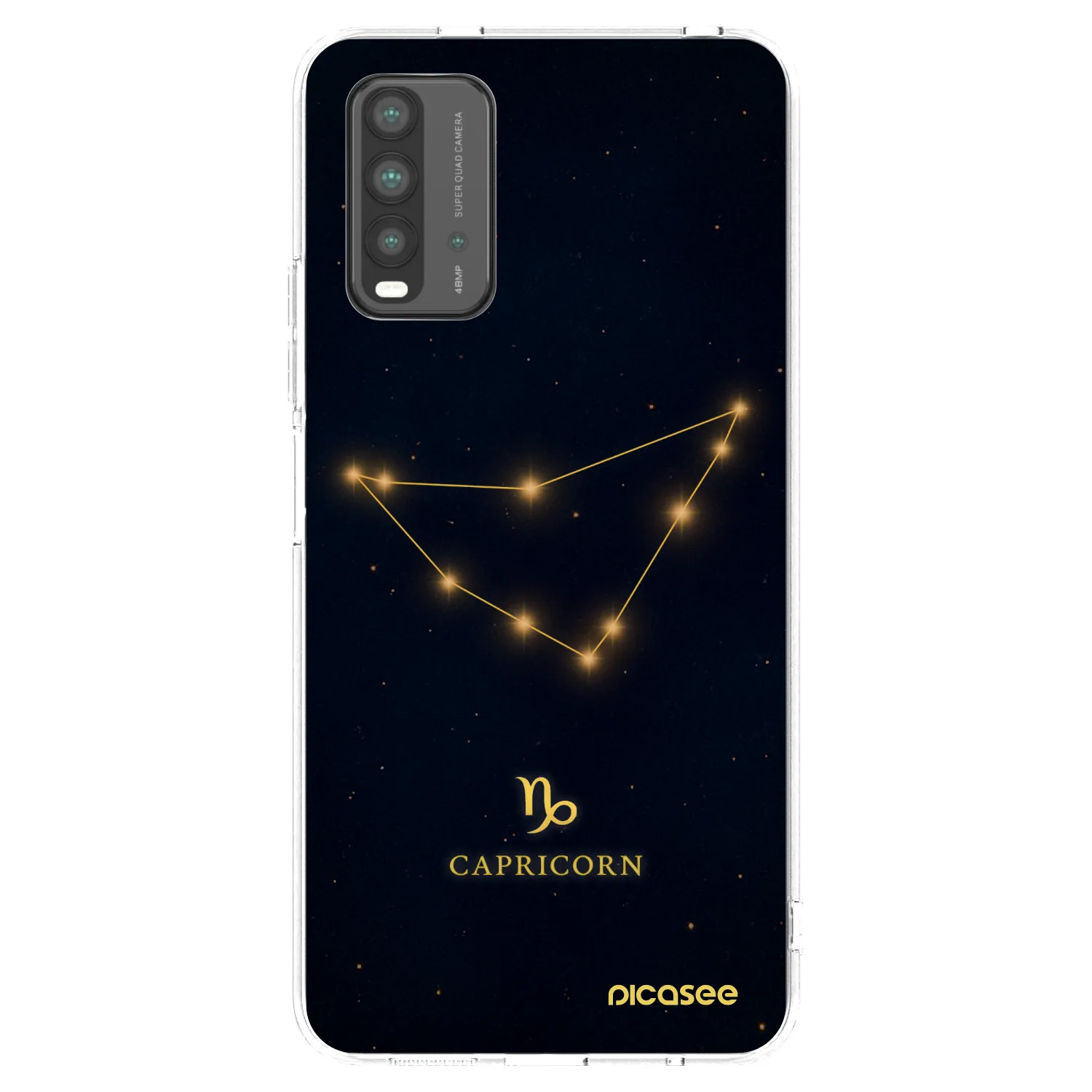 Picasee silikonový průhledný obal pro Xiaomi Redmi 9T - CAPRICORN