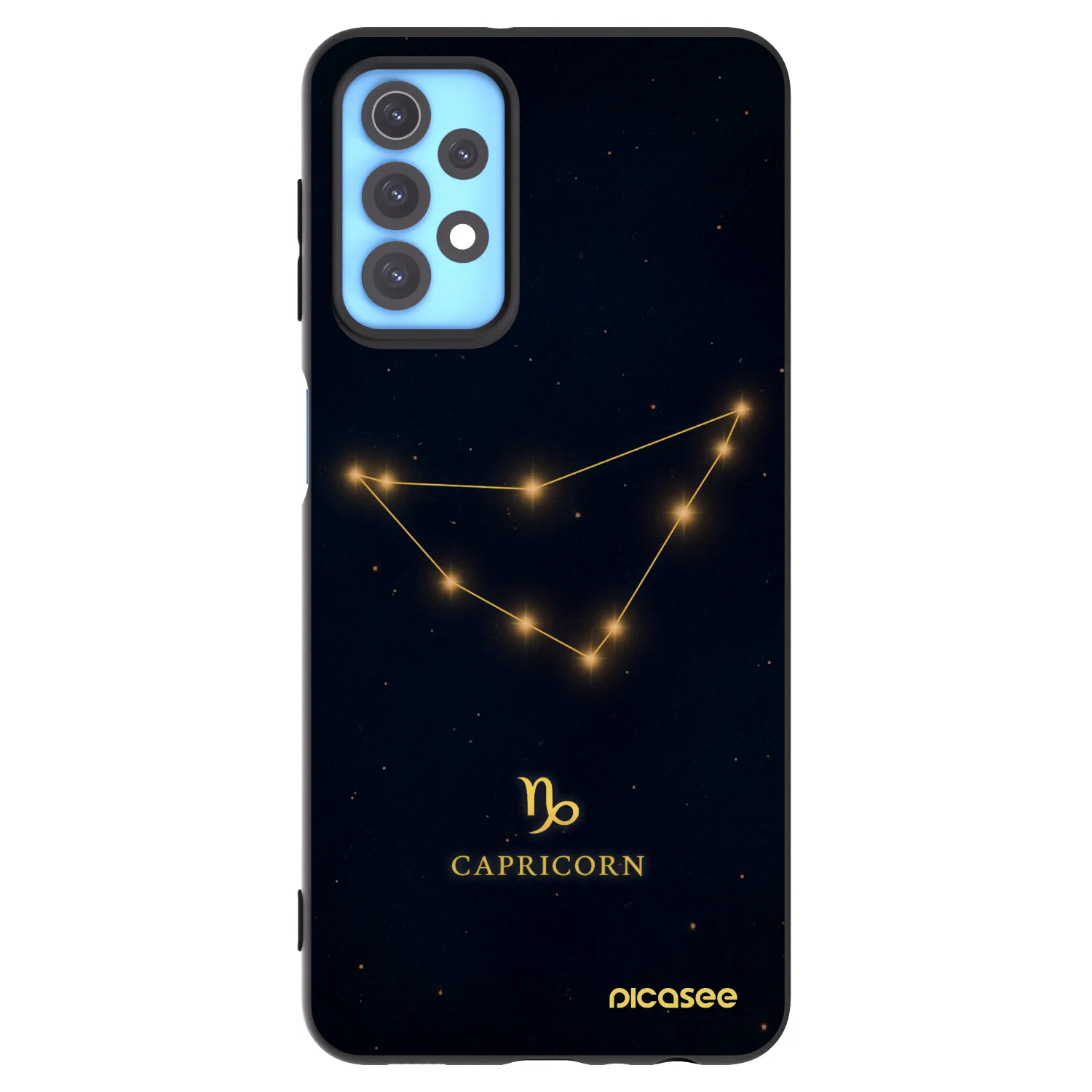 Picasee silikonový černý obal pro Samsung Galaxy A32 4G SM-A325F - CAPRICORN