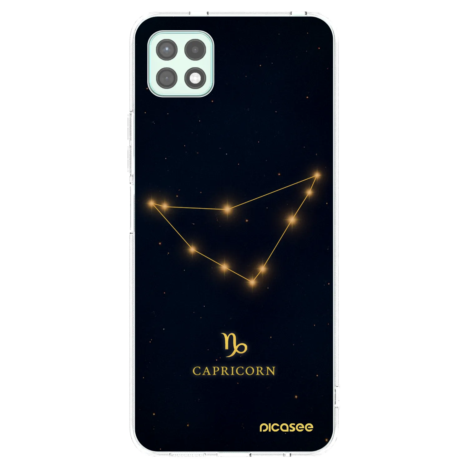 Picasee silikonový průhledný obal pro Samsung Galaxy A22 A226B 5G - CAPRICORN