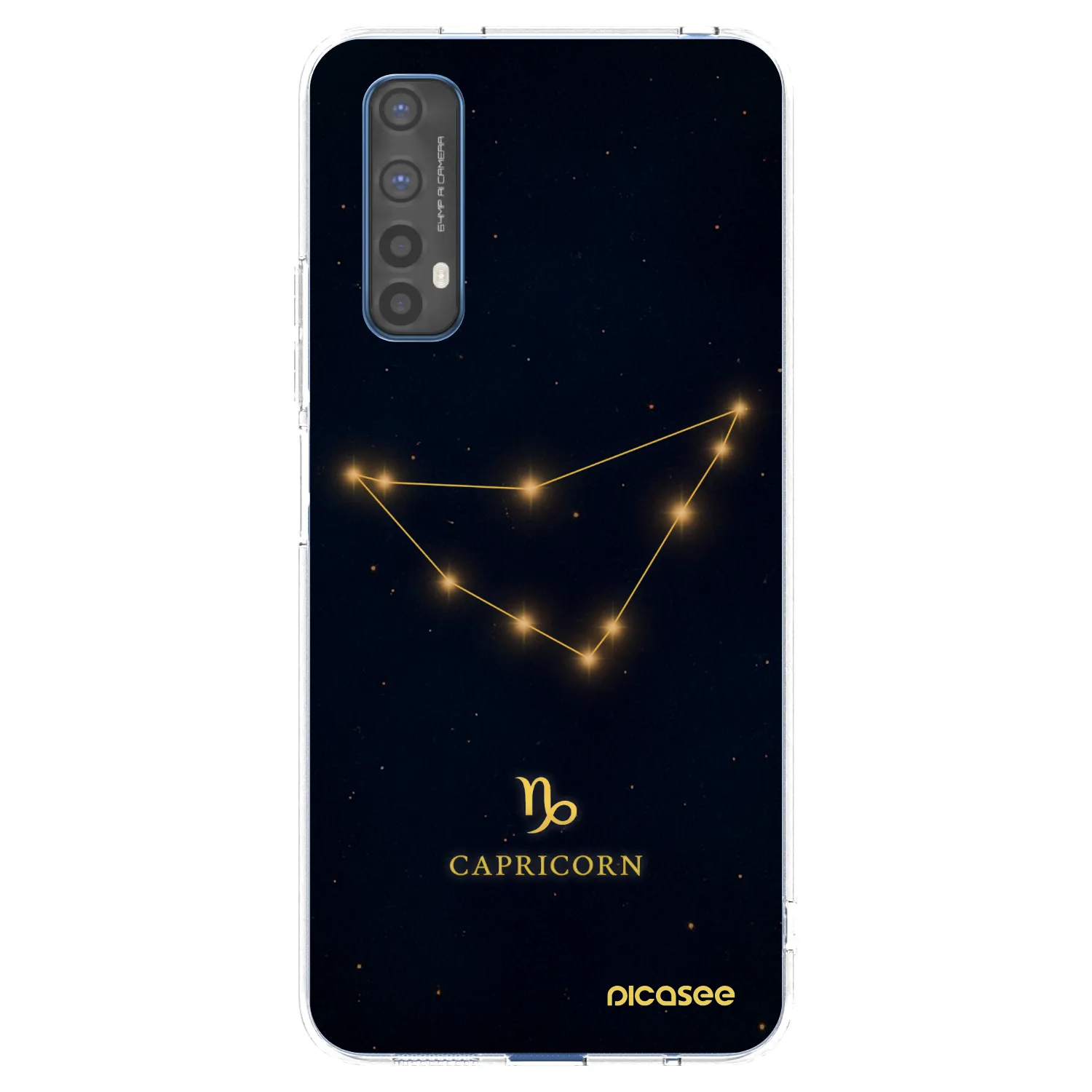 Picasee silikonový průhledný obal pro Realme 7 - CAPRICORN
