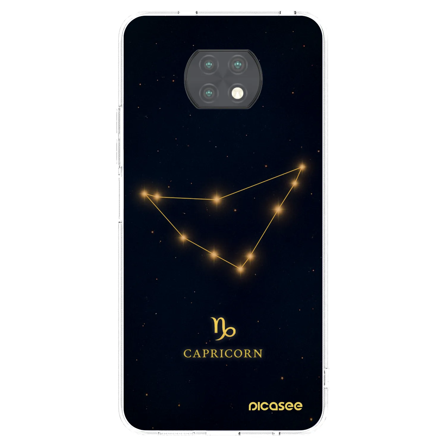 Picasee silikonový průhledný obal pro Xiaomi Redmi Note 9T - CAPRICORN