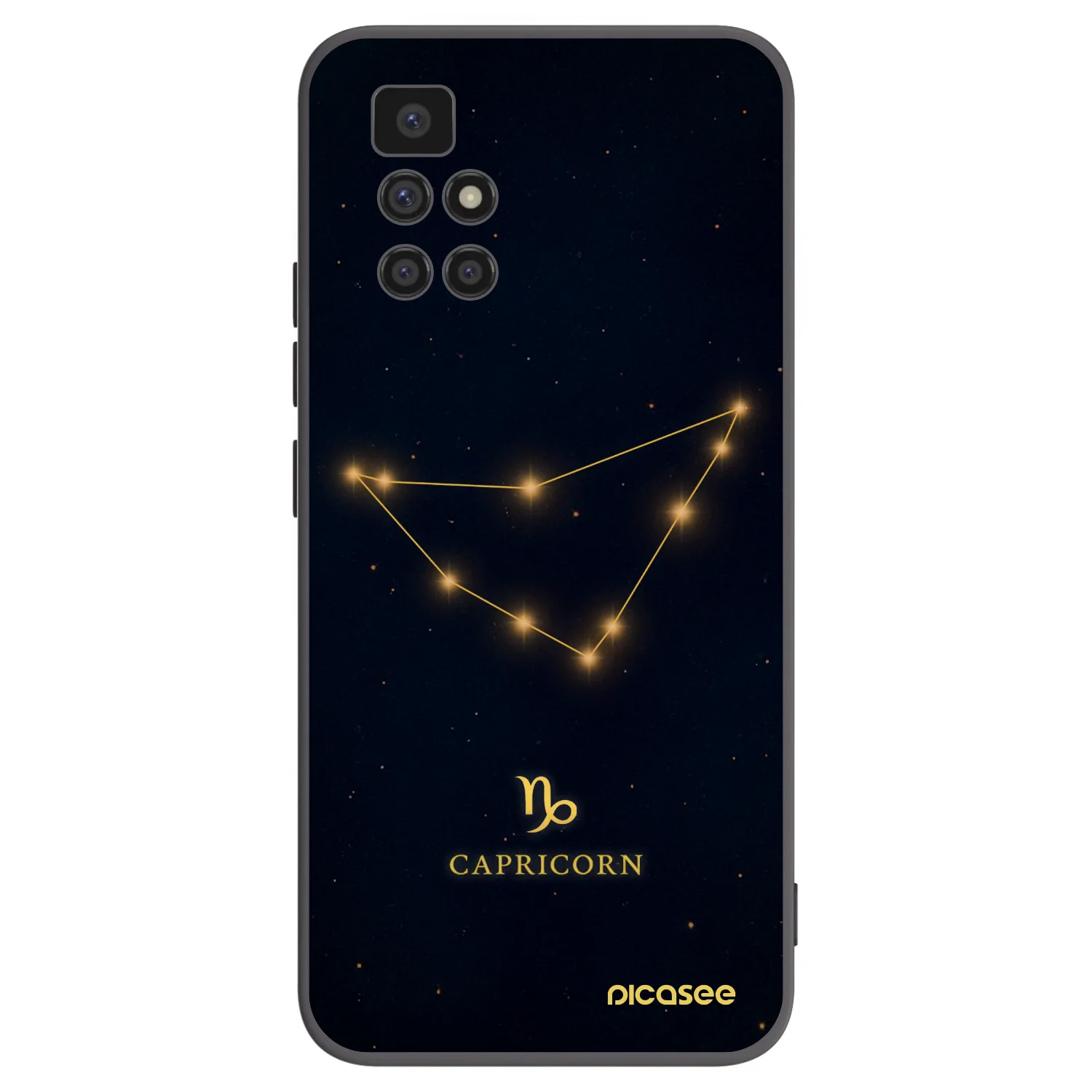 Picasee silikonový černý obal pro Xiaomi Redmi 10 - CAPRICORN
