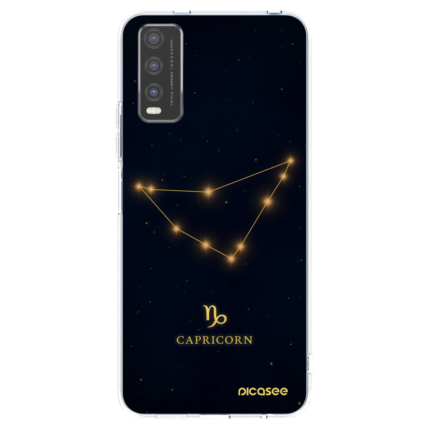 Picasee silikonový průhledný obal pro Vivo Y20s - CAPRICORN