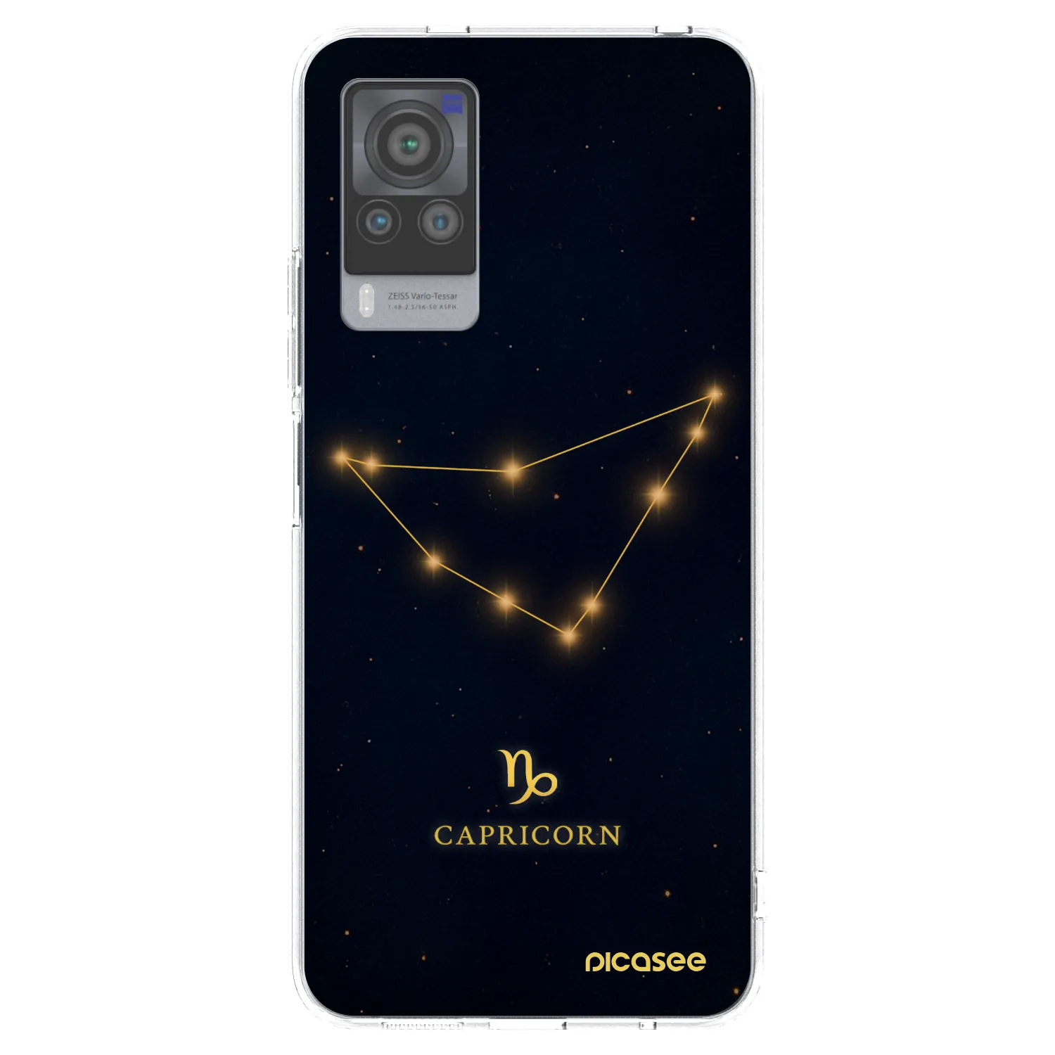 Picasee silikonový průhledný obal pro Vivo X60 Pro 5G - CAPRICORN