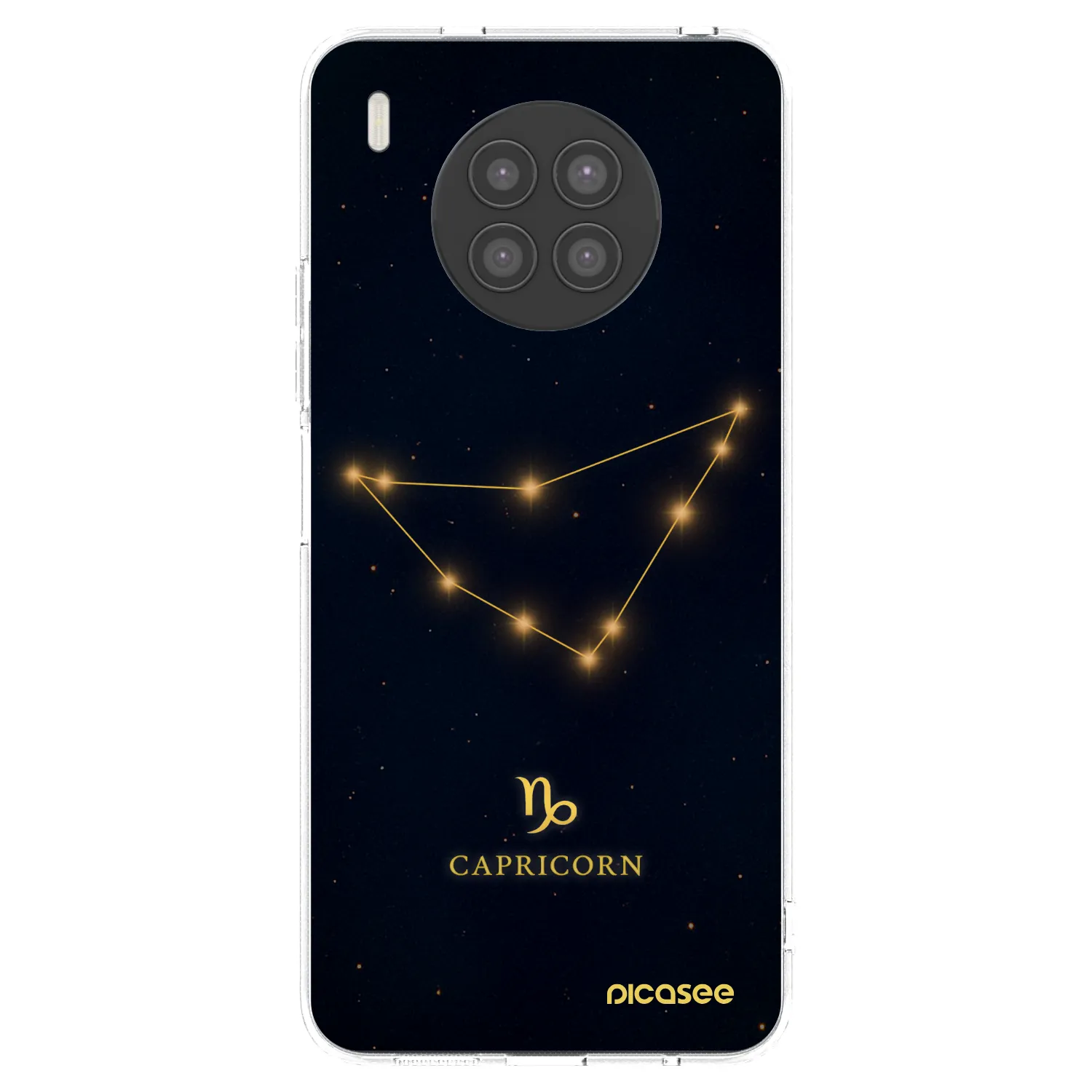Picasee silikonový průhledný obal pro Huawei Nova 8i - CAPRICORN