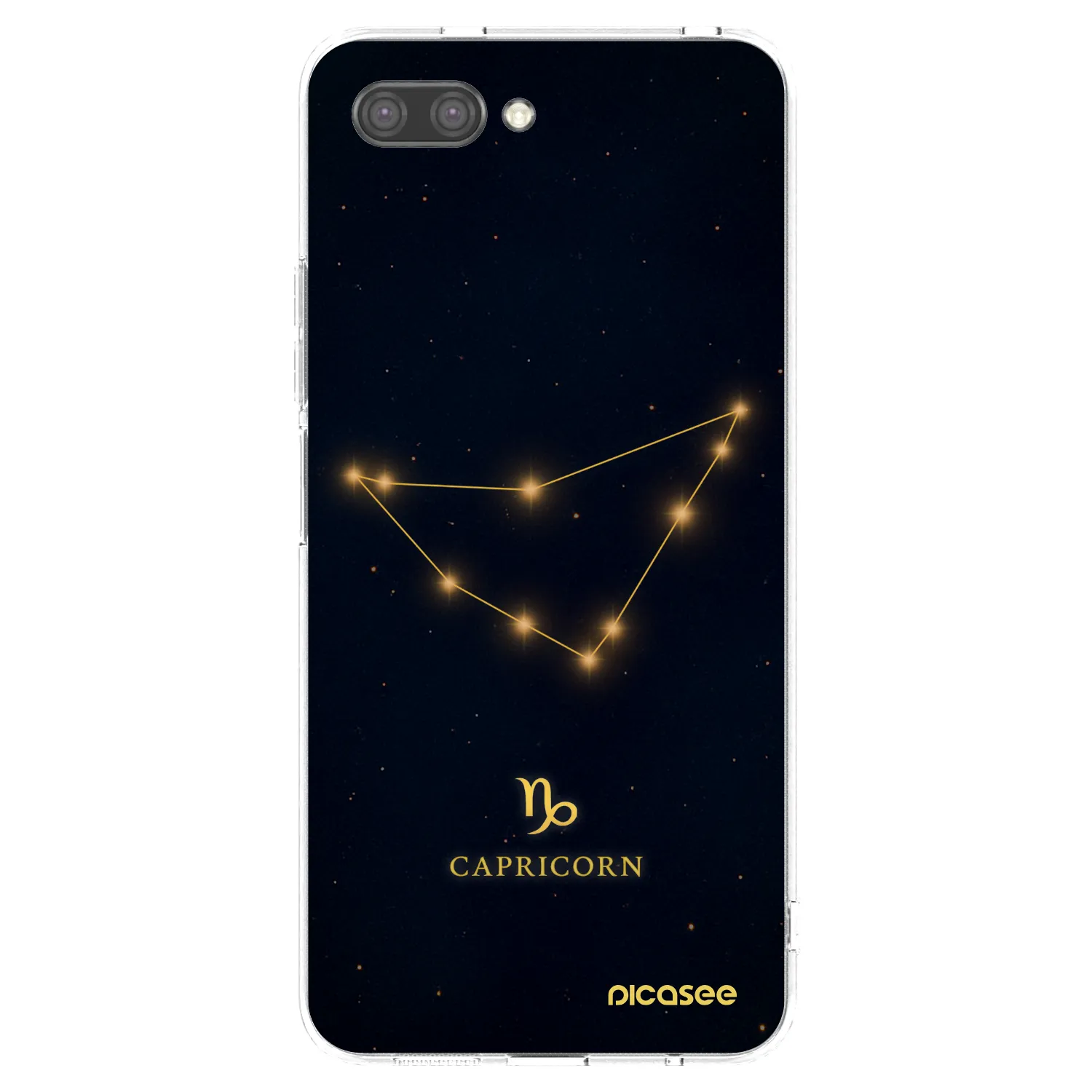 Picasee silikonový průhledný obal pro Honor 10 - CAPRICORN