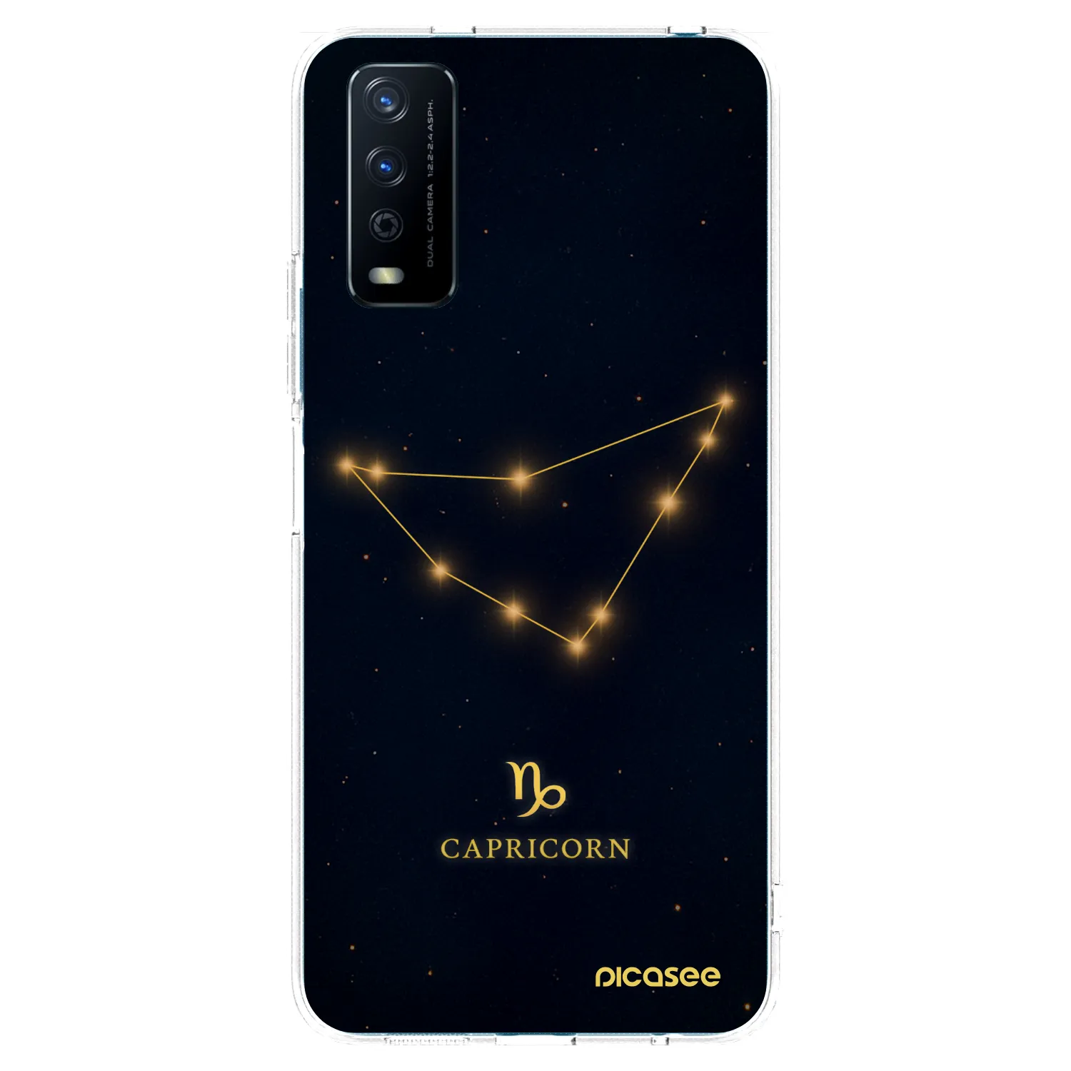 Picasee silikonový průhledný obal pro Vivo Y11s - CAPRICORN