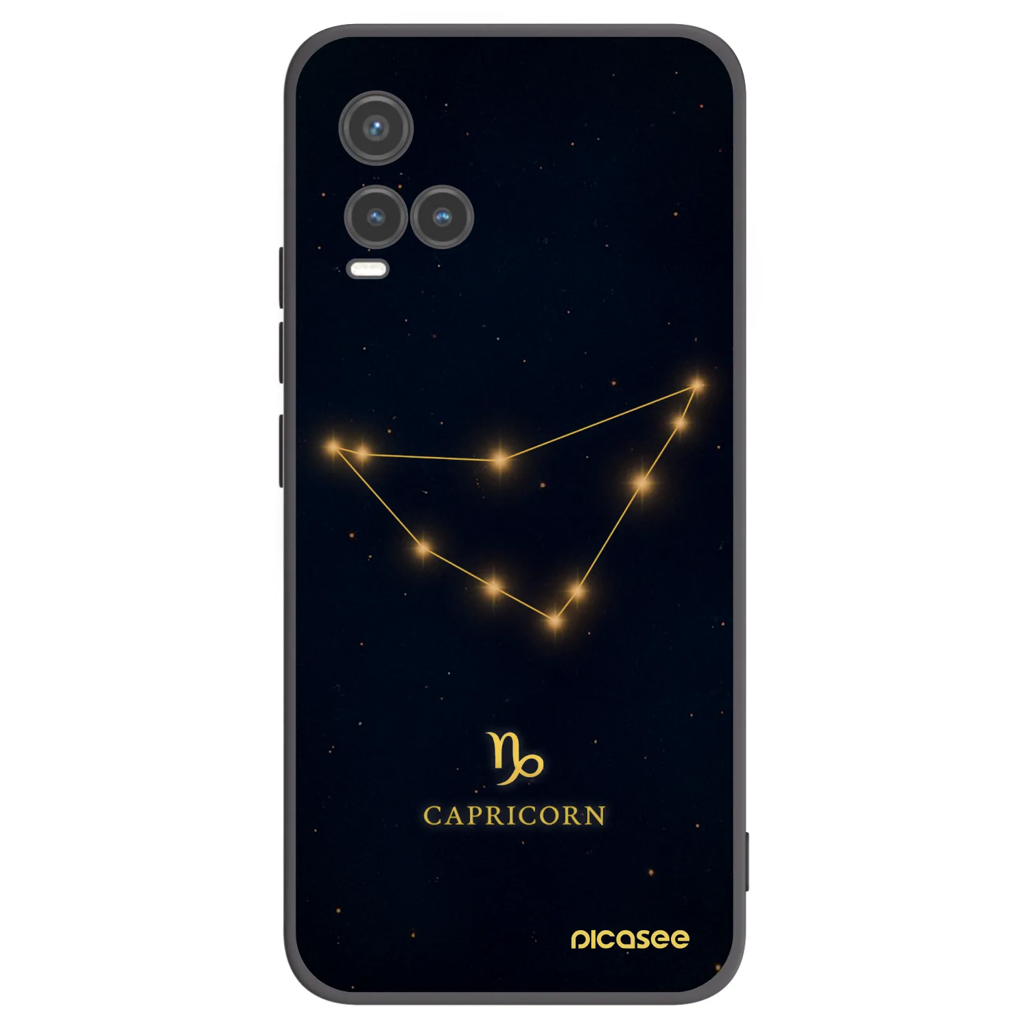 Picasee silikonový černý obal pro Vivo Y33s - CAPRICORN
