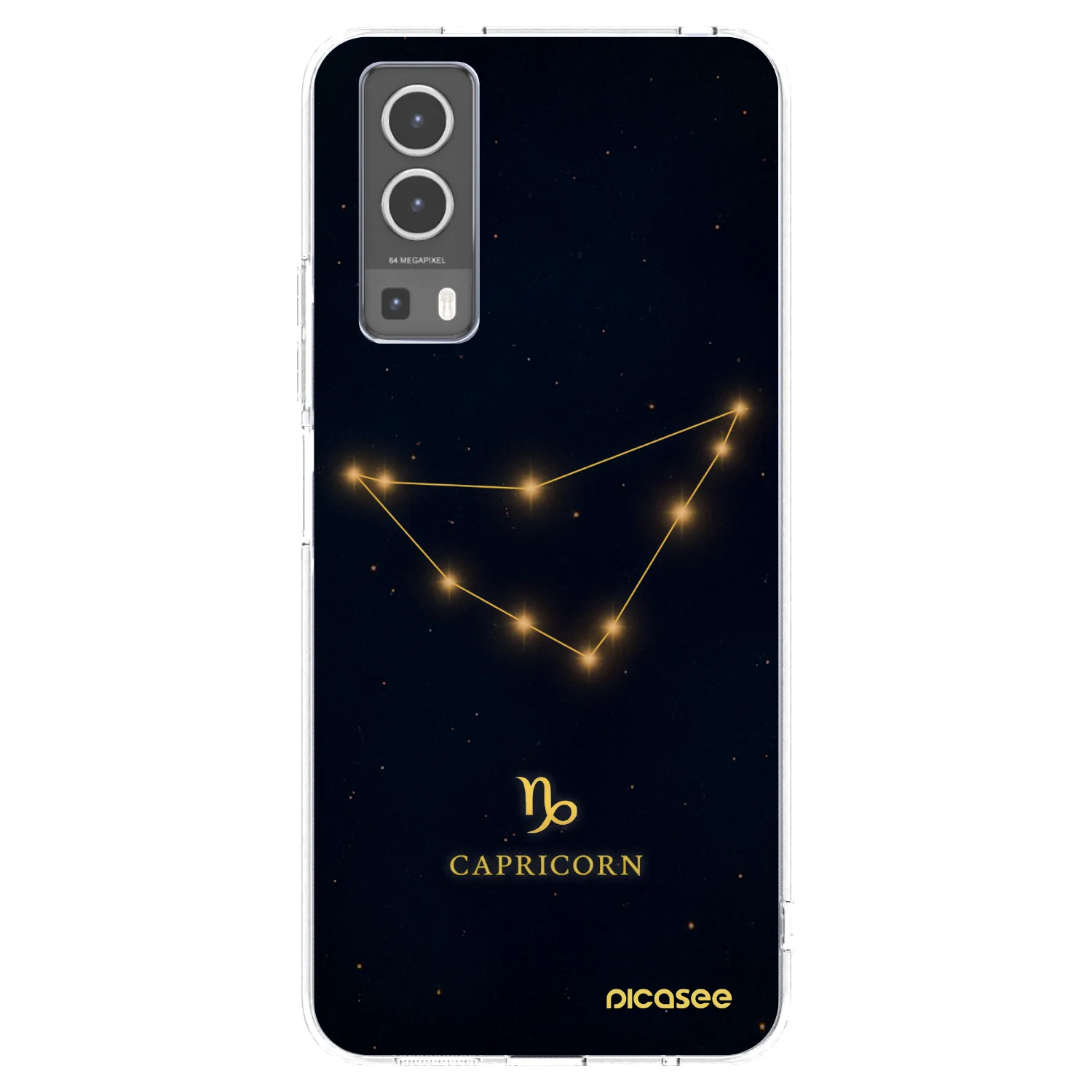 Picasee silikonový průhledný obal pro Vivo Y72 5G - CAPRICORN