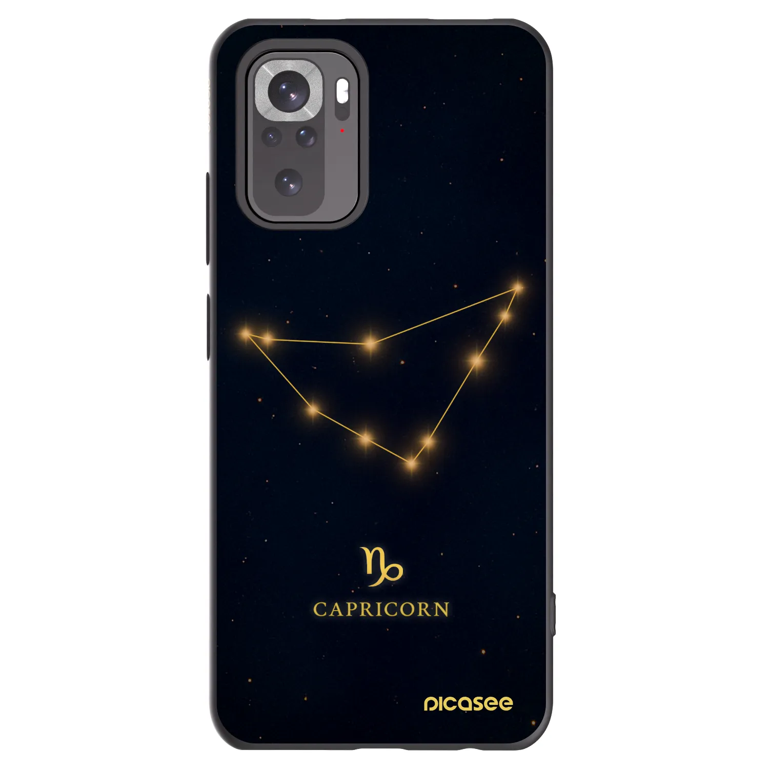 Picasee silikonový černý obal pro Xiaomi Redmi Note 11S 4G - CAPRICORN