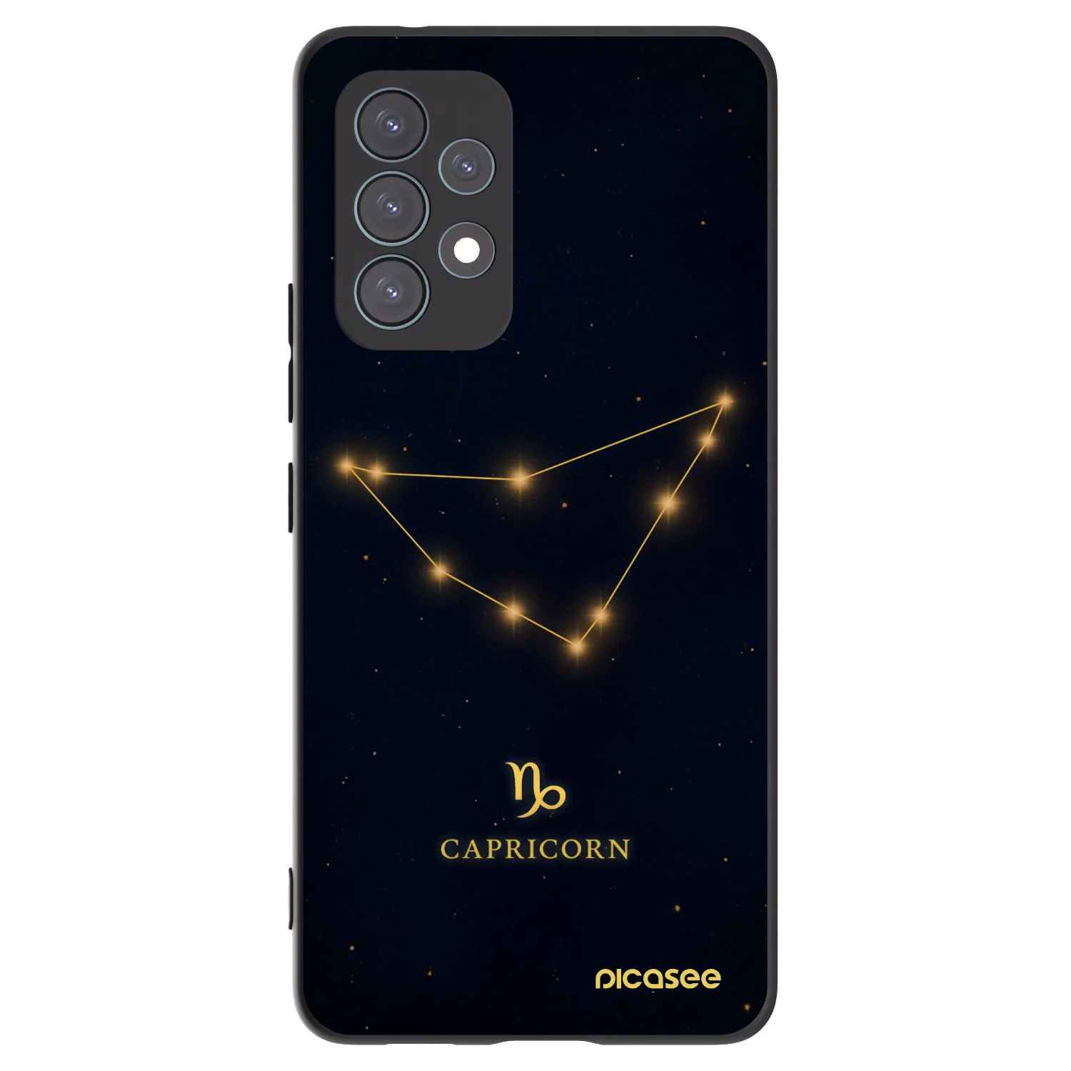 Picasee silikonový černý obal pro Samsung Galaxy A53 5G A536 - CAPRICORN