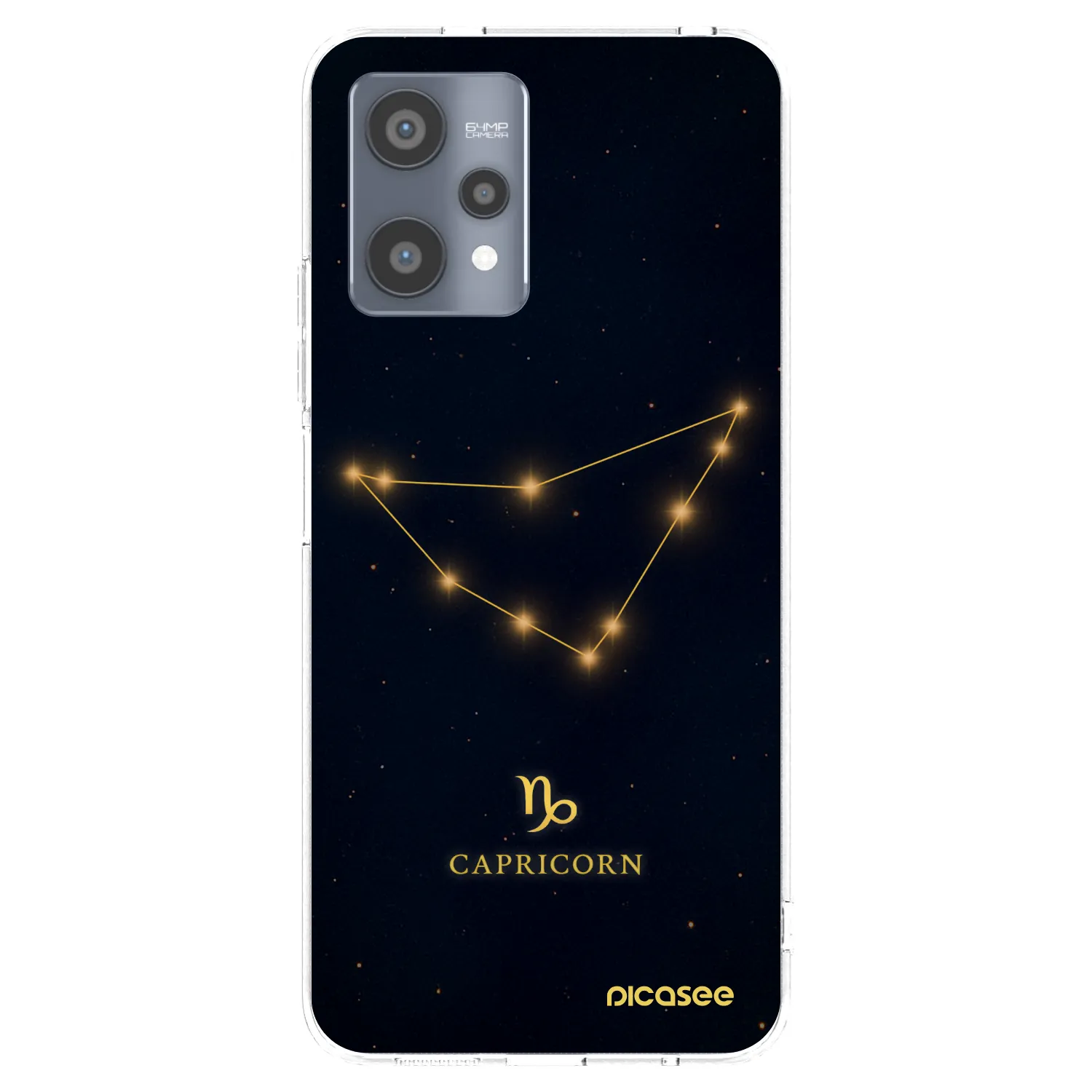 Picasee silikonový průhledný obal pro Realme 9 Pro 5G - CAPRICORN